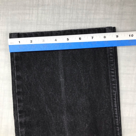 Vintage 90s Levis Mens 38x30 505 Black Jeans - Picture 14 of 15